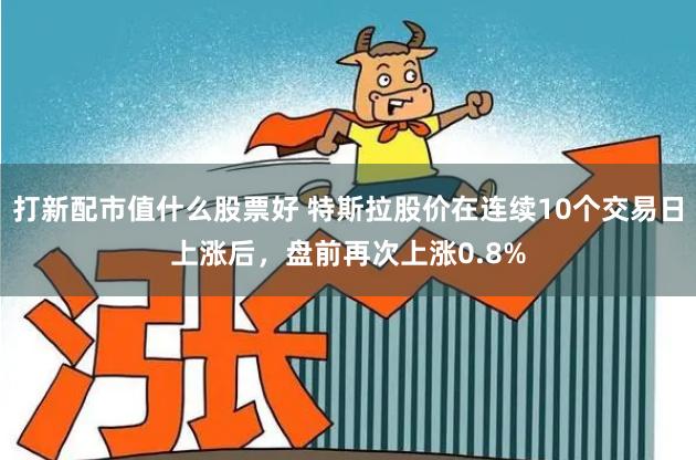 打新配市值什么股票好 特斯拉股价在连续10个交易日上涨后，盘前再次上涨0.8%