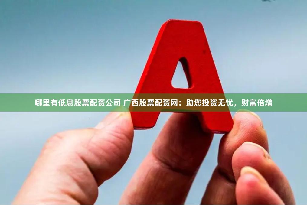 哪里有低息股票配资公司 广西股票配资网：助您投资无忧，财富倍增