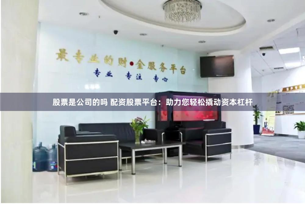 股票是公司的吗 配资股票平台：助力您轻松撬动资本杠杆